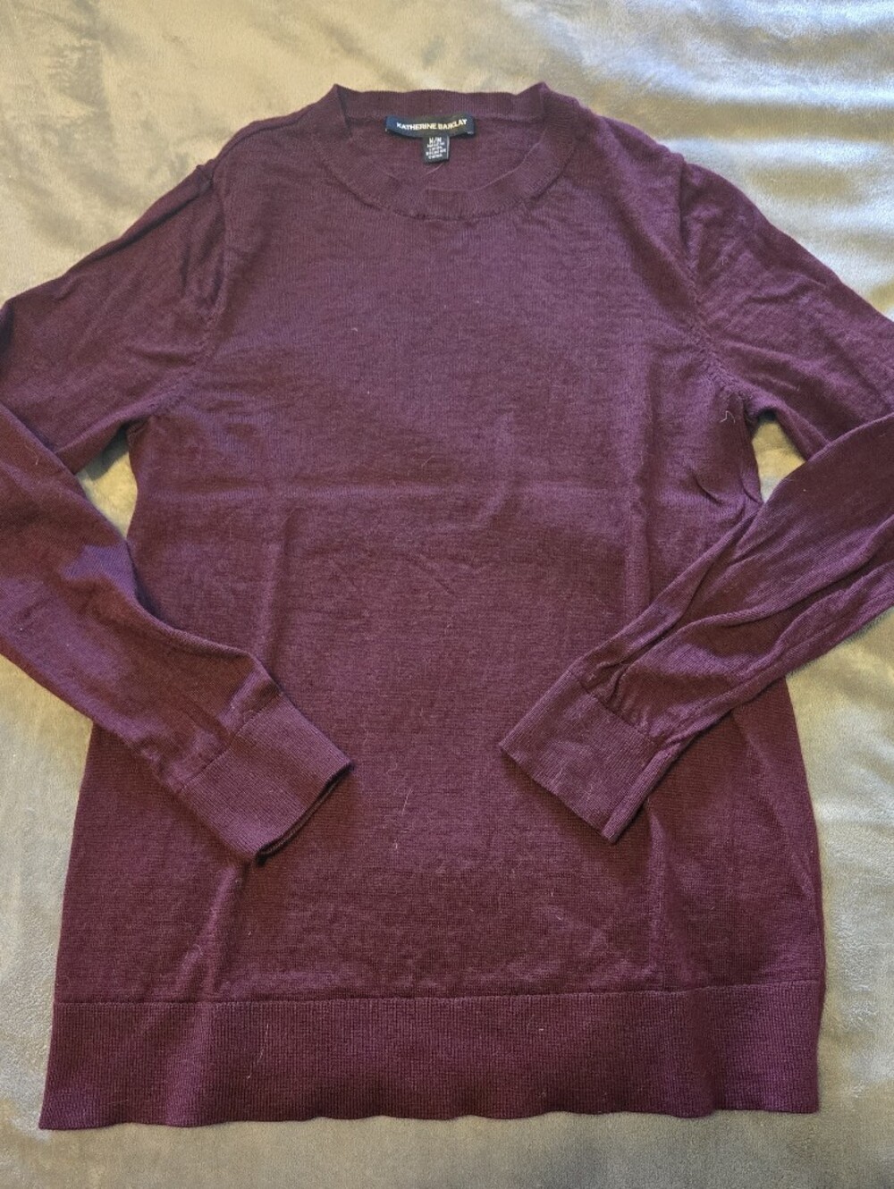 Katherine Barclay Women's Crewneck Sweater - Wine